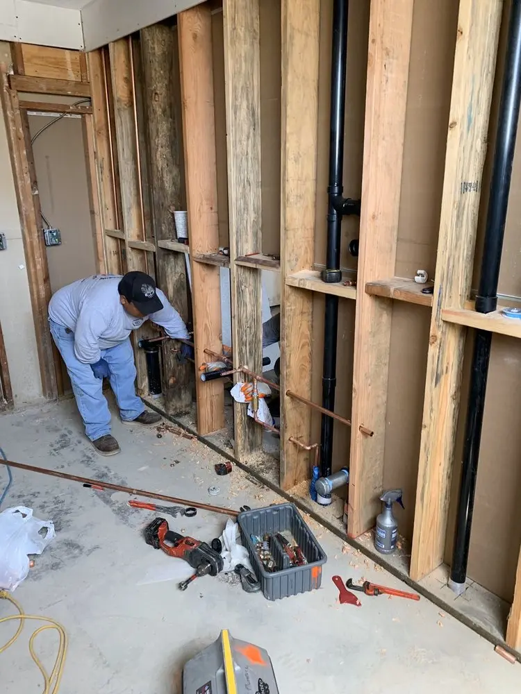 Commercial rough-in plumbing for Water Heater Replacement in Prairieville